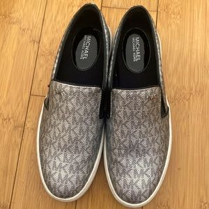 MICHAEL Michael Kors Silver Slip Ons